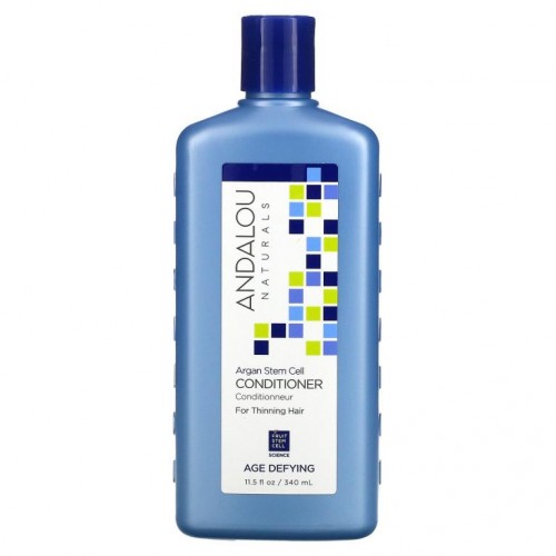 Andalou Naturals, 아르간 줄기세포, 컨디셔너, 가는 모발용, 노화 방지, 340ml(11.5fl oz)