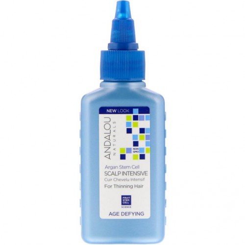 Andalou Naturals, 아르간 줄기세포, 두피 강화, 가는 모발용 트리트먼트, 노화 방지, 62ml(2.1fl oz)