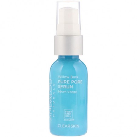 Andalou Naturals, 순수 모공 세럼, 깨끗한 피부, 버드나무 껍질, 1.1 fl oz (32 ml)