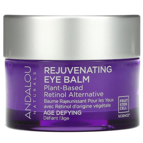 Andalou Naturals, 리주브네이팅 아이 밤, 식물성 레티놀 대용품, 노화 방지, 13g(0.45oz)