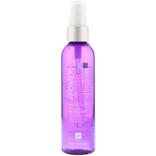 Andalou Naturals, 토닝 리프레셔, 꽃 + 잎 부분, 노화 방지, 178ml(6fl oz)