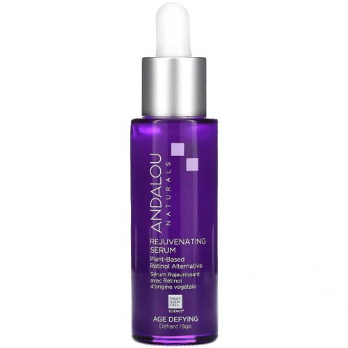 Andalou Naturals, 리쥬브네이팅 세럼, 식물성 레티놀 대용품, 노화 방지, 30ml(1fl oz)