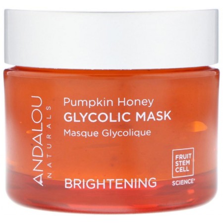 Andalou Naturals, 글라이콜 뷰티 마스크, 호박 벌꿀, 브라이트닝, 50g(1.7oz)