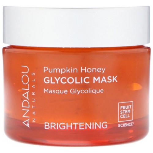 Andalou Naturals, 글라이콜 뷰티 마스크, 호박 벌꿀, 브라이트닝, 50g(1.7oz)