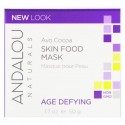 Andalou Naturals, 스킨 푸드 뷰티 마스크, 아보 코코아, 안티에이징, 50g(1.7oz)