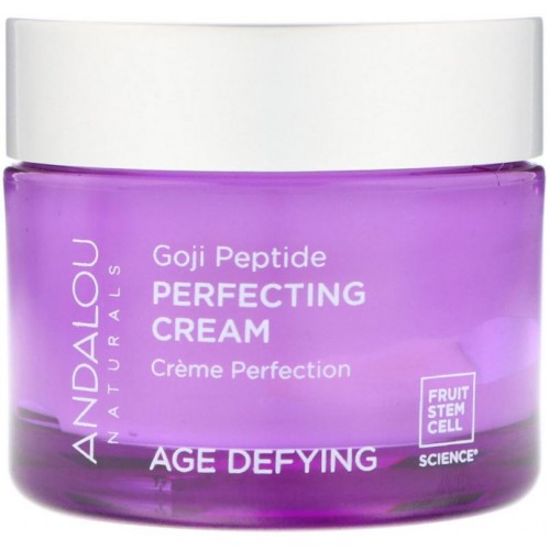 Andalou Naturals, 퍼펙팅 크림, 구기자 펩타이드, 노화 방지, 50ml(1.7fl oz)