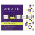 Andalou Naturals, 겟 스타티드 에이지 디파잉, 스킨 케어 에센셜, 5종 세트
