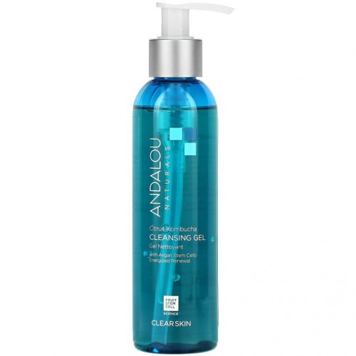 Andalou Naturals, 클렌징 젤, 시트러스 콤부차, Clear Skin, 6 fl oz (178 ml)
