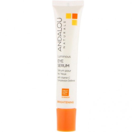 Andalou Naturals, 루미너스 아이 세럼, 0.6fl oz (18ml)