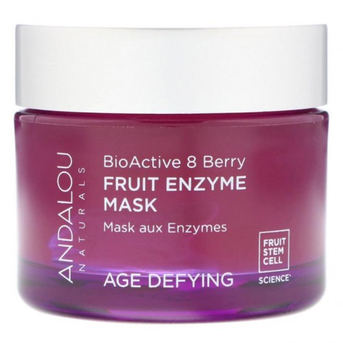 Andalou Naturals, 과일 효소 마스크, 바이오액티브 8 베리, 항노화, 1.7 온스 (50 g)