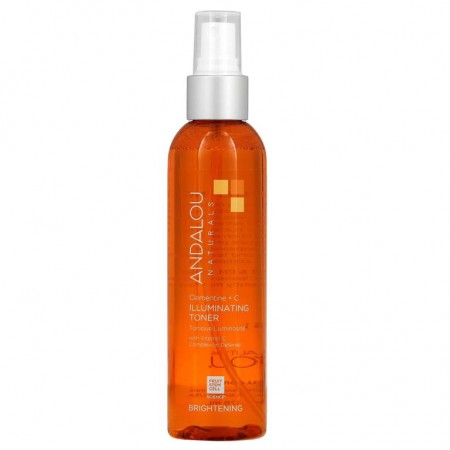 Andalou Naturals, 일루미네이팅 토너, 클레멘타인+C, 브라이트닝,178ml(6fl oz)