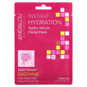 Andalou Naturals, 인스턴트 하이드레이션, 하이드로 세럼 뷰티 페이셜 마스크, 1회용 화이버 시트 마스크 1매, 18ml(0.6fl oz)