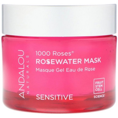 Andalou Naturals, 1000 Roses, 장미수 뷰티 마스크, 민감 피부용, 50g(1.7oz)