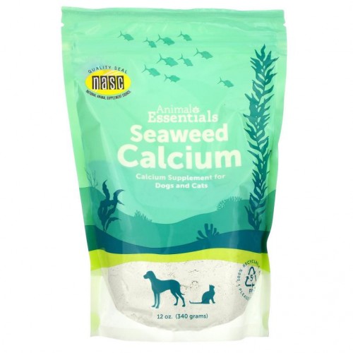 Animal Essentials, Seaweed Calcium, 반려견 + 반려묘용, 340g(12oz)