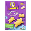 Annie's Homegrown, Organic White Cheddar Bunnies, 구운 스낵 크래커, 213g(7.5oz)