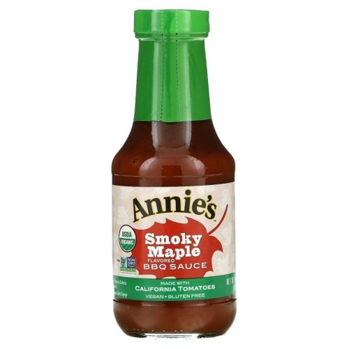 Annie's Naturals, 스모키 메이플 BBQ 소스, 340g(12oz)