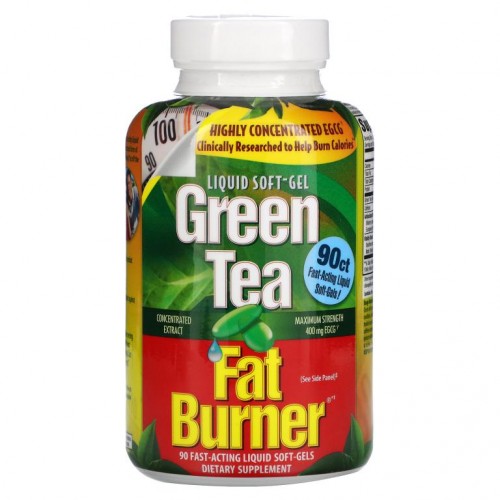 Applied Nutrition, Green Tea Fat Burner, 빠른 작용 액상 소프트젤 90정
