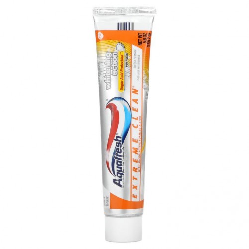Aquafresh, Extreme Clean 불소치약, 미백 작용, 민트 블라스트, 158.7g(5.6oz)