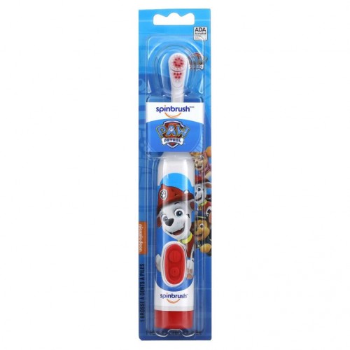 Arm & Hammer, 키즈 스핀브러시, Paw Patrol, 소프트, 건전지 1개로 작동되는 칫솔