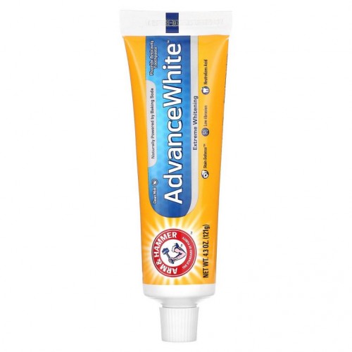Arm & Hammer, Advance White, 익스트림 화이트닝 치약, 클린 민트, 121 g(4.3 oz)