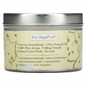 Aroma Naturals, Soy VegePure, 여행용 틴 캔들, 메디테이션, 파촐리 & 유향. 79.38g(2.8oz)