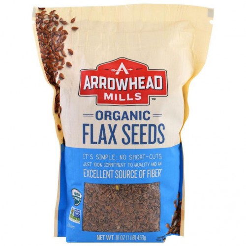 Arrowhead Mills, 유기농 아마씨, 453g(16oz)