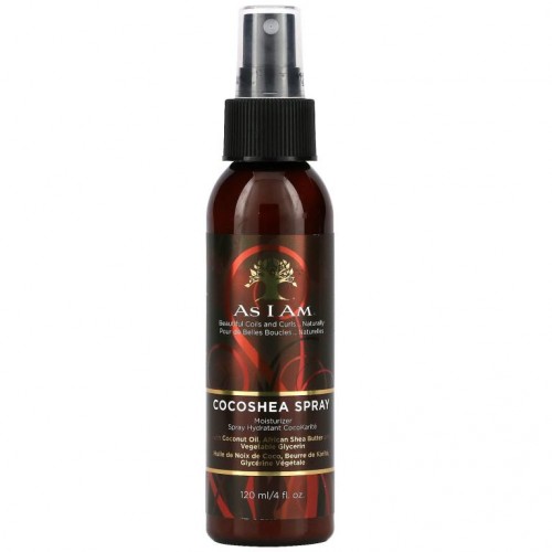 As I Am, 코코시어 스프레이, 모이스처라이저, 4fl oz(120 ml)