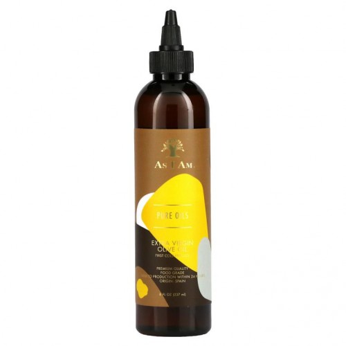 As I Am, Pure Oils, Extra Virgin Olive Oil, 8 fl oz (237 ml)