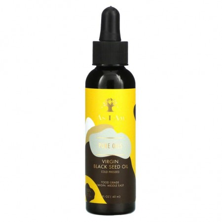 As I Am, Pure Oils, Virgin Black Seed Oil, 2 fl oz (60 ml)