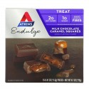 Atkins, 간식, 밀크 초콜릿 캐러멜 스퀘어스, 15조각, 조각당 11.5g(0.41oz)
