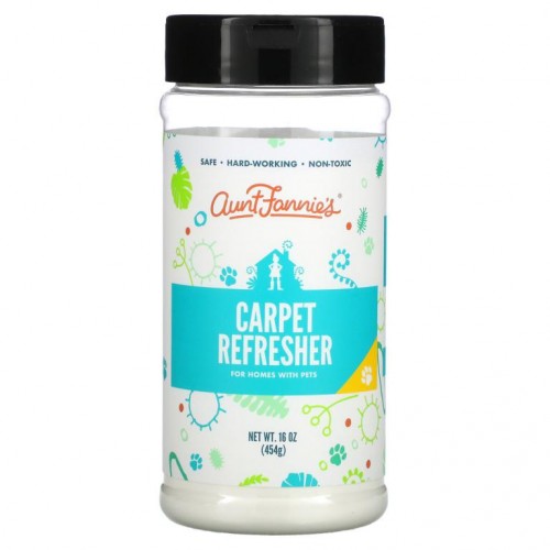 Aunt Fannie's, Carpet Refresher, For Homes with Pets, Fresh Citrus, 16 oz (454 g)