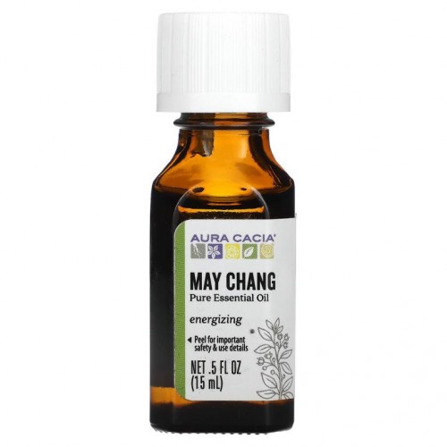 Aura Cacia, 퓨어 에센셜 오일, 메이창, 15ml(0.5fl oz)