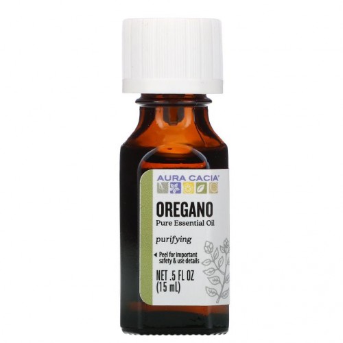 Aura Cacia, 퓨어 에센셜 오일, 오레가노, 15ml(0.5fl oz)