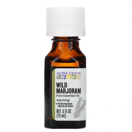 Aura Cacia, 순수 에센셜 오일, 오레가노, 15ml(0.5fl oz)