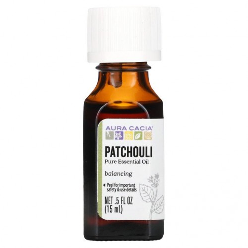 Aura Cacia, 퓨어 에센셜 오일, 패출리, 15ml(5fl oz)