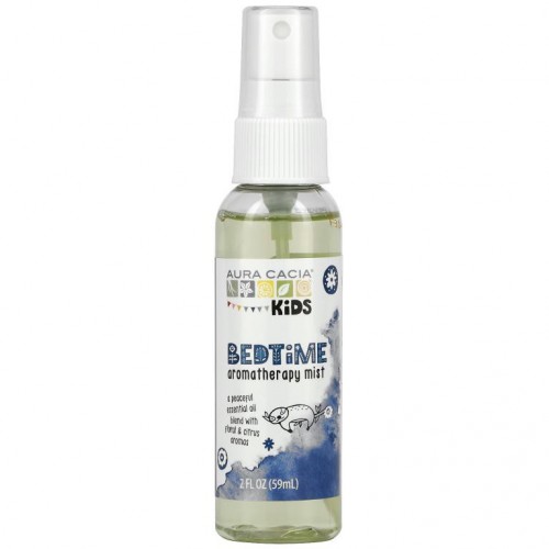Aura Cacia, 키즈, 베드타임 아로마테라피 미스트, 59 ml (2 fl oz)