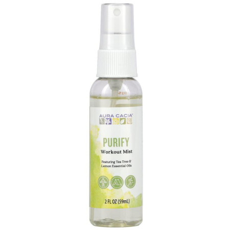 Aura Cacia, 운동 미스트, 퓨리파이, 59ml (2 fl oz)