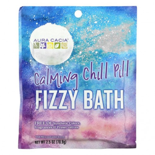 Aura Cacia, 피지 배스, 카밍 진정제, 70.9g (2.5 oz)