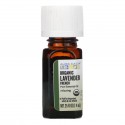 Aura Cacia, 퓨어 에센셜 오일, 유기농 프렌치 라벤더, 7.4ml(0.25fl oz)