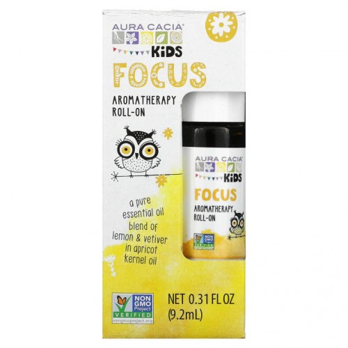 Aura Cacia, 키즈, 아로마테라피 롤온, 9.2ml (0.31 fl oz)