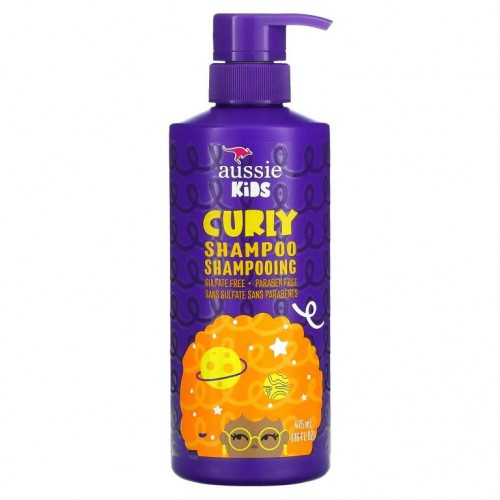 Aussie, 키즈, 컬리 샴푸, 써니 트로피칼 프루트 향, 475ml(16fl oz)