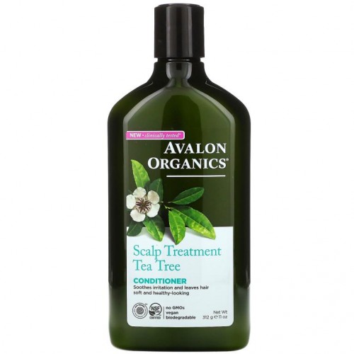 Avalon Organics, 컨디셔너, 두피 트리트먼트, 티트리, 312g(11oz)