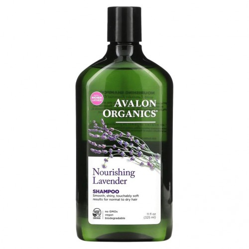 Avalon Organics, 샴푸, 영양 공급, 라벤더, 325ml(11fl oz)
