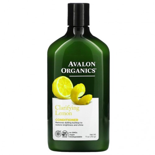 Avalon Organics, 컨디셔너, 클리어파잉 레몬 향, 312g(11oz)