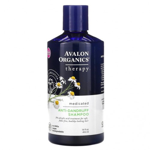 Avalon Organics, 비듬 방지 샴푸, 마트리카리아, 414ml(14fl oz)