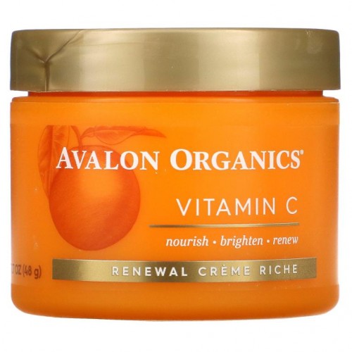 Avalon Organics, 비타민C, 리뉴얼 크림 리치, 48g(1.7oz)