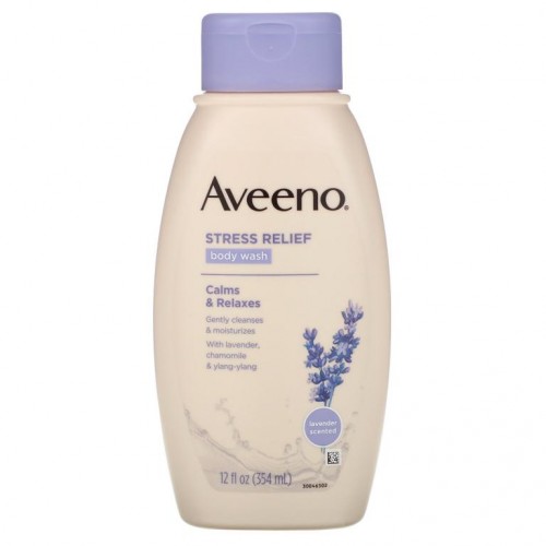 Aveeno, Active Naturals, 스트레스 완화 바디 워시, 354ml(12fl oz)