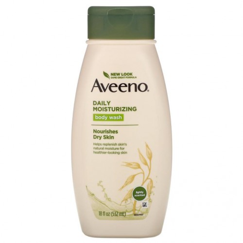 Aveeno, Active Naturals, 데일리 모이스처라이징 바디 워시, 532ml(18fl oz)