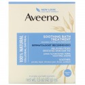 Aveeno, Active Naturals, Soothing Bath Treatment, 무향, 일회용 패키지 8개입, 각 1.5oz (42 g).