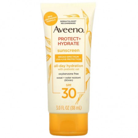 Aveeno, Protect + Hydrate Sunscreen, SPF 30, 3 fl oz (88 ml)